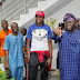 Kanu Nwankwo Visits Lagos APC Governorship Candidate Sanwo Olu (Photos)