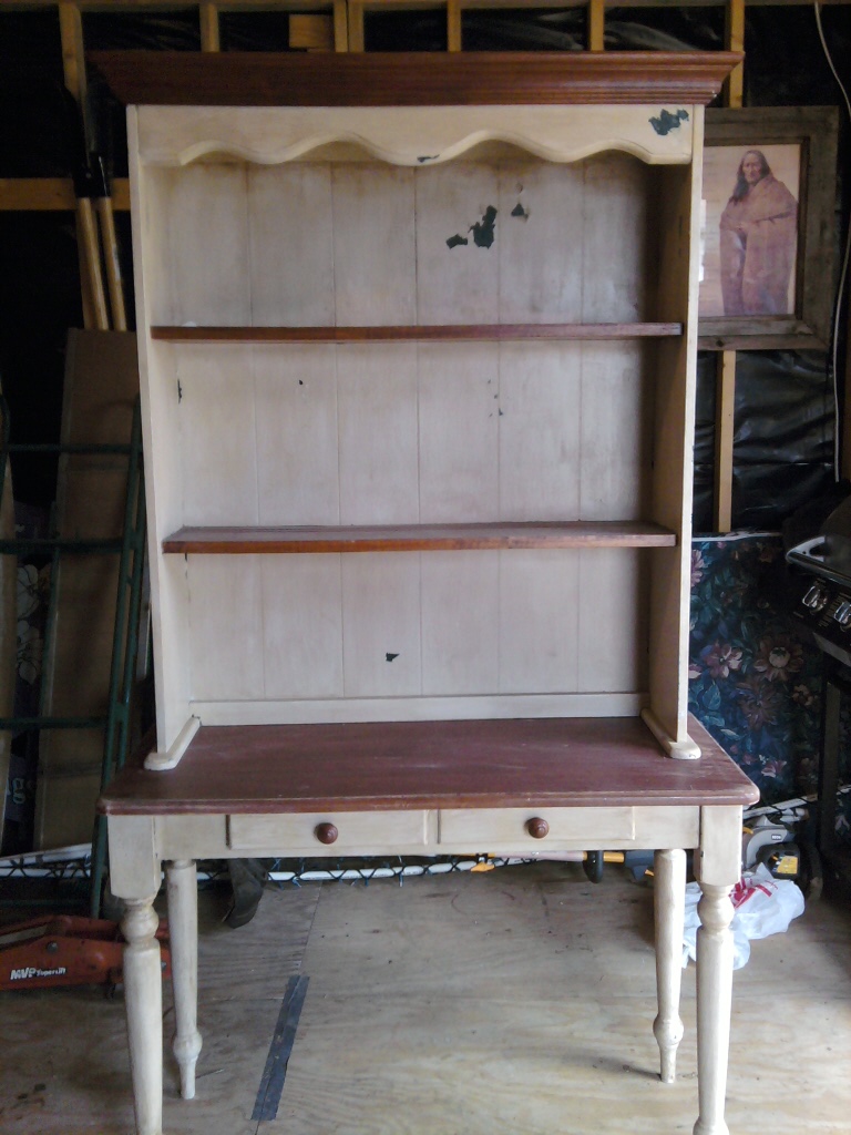 Deeliteful Creations Kitchen Hutch Before and After