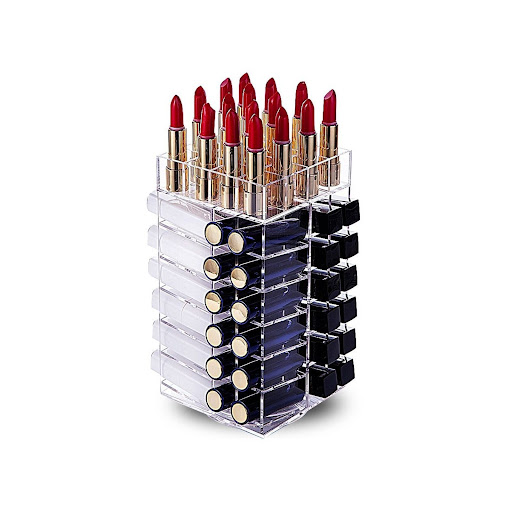 Title 2, Acrylic Rotating Multi-Compartment Lipstick Hol...