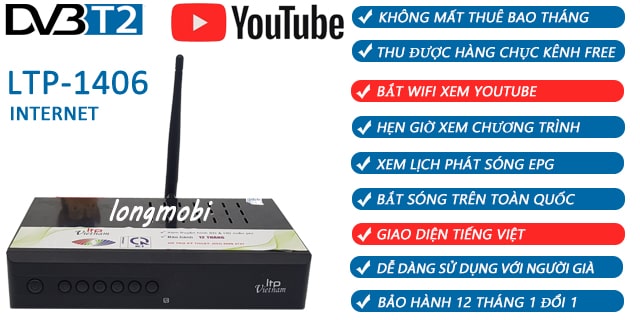 dau thu dvb t2 ltp 1406 internet