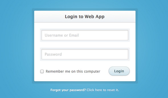 css-login-form