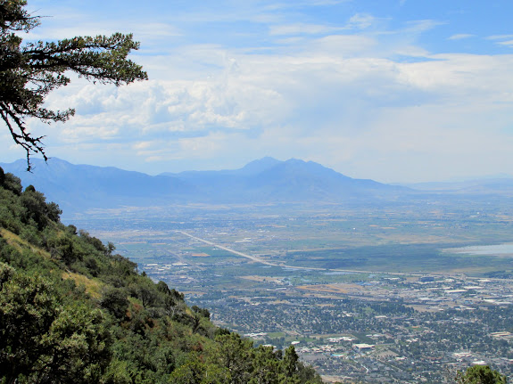 View south to Dry Mountain and Mt. Nebo