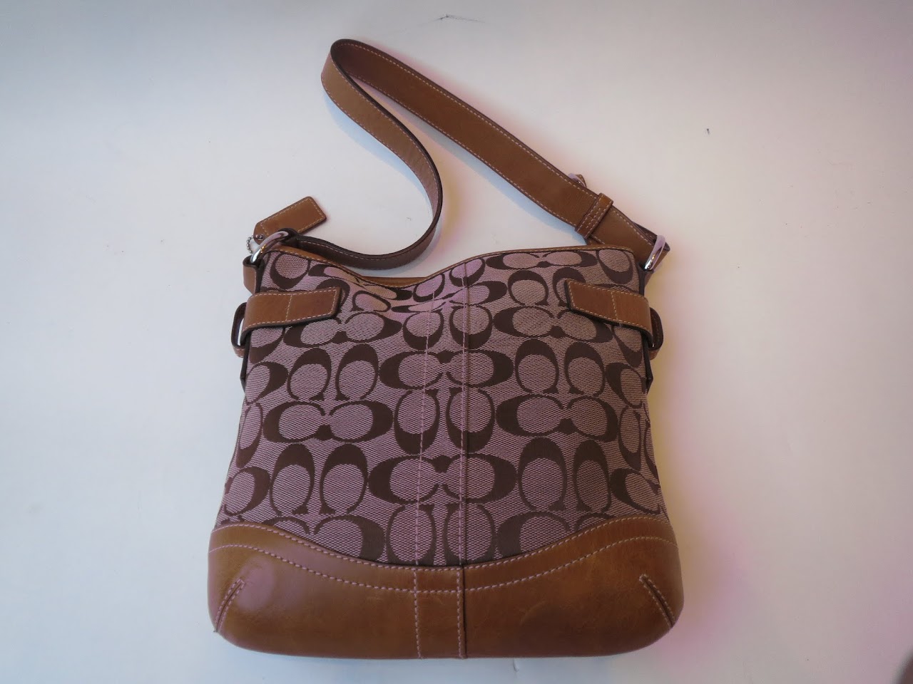 Coach Monogram Shoulder Bag