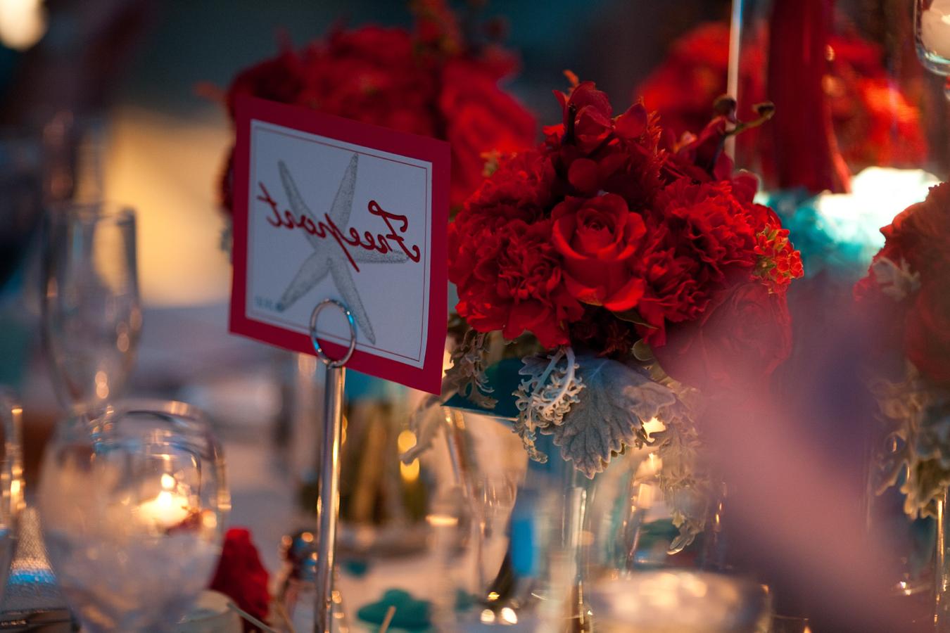 wedding reception table names