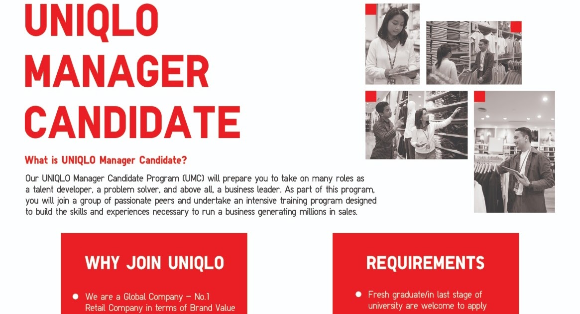 UNIQLO Manager Candidate UMC