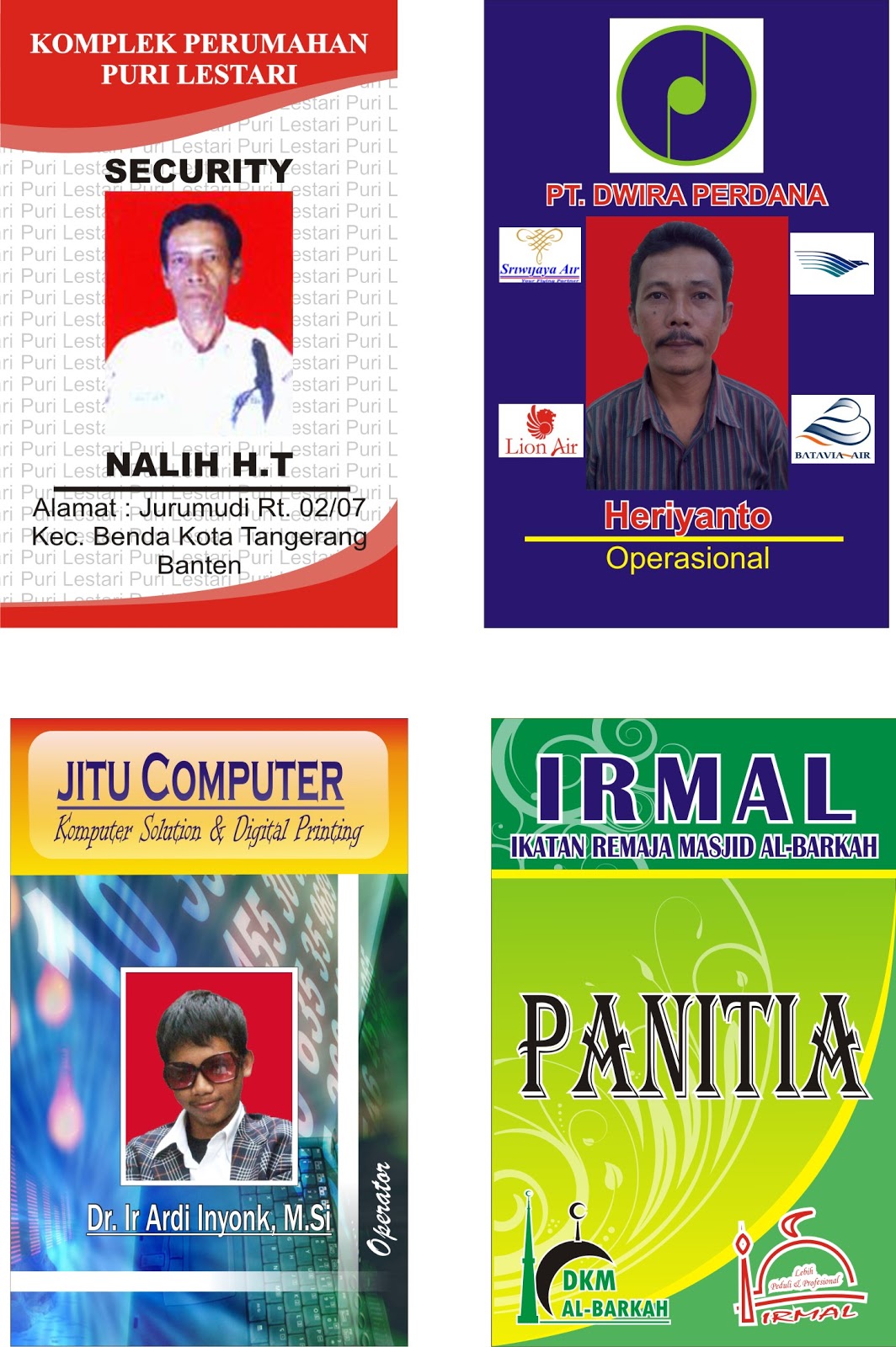 Jitu Printing: Cetak ID Card