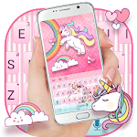 Cover Image of डाउनलोड Cuteness Unicorn Keyboard Theme 10001017 APK