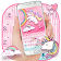 Cuteness Pink Rainbow Unicorn Keyboard icon