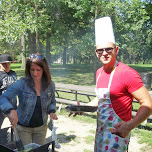 john BBQing up a storm in Malton, Canada 