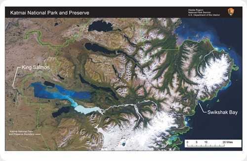 Katmai-map