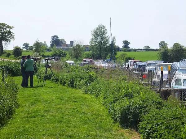Birdwatchers at Hardley Staithe
