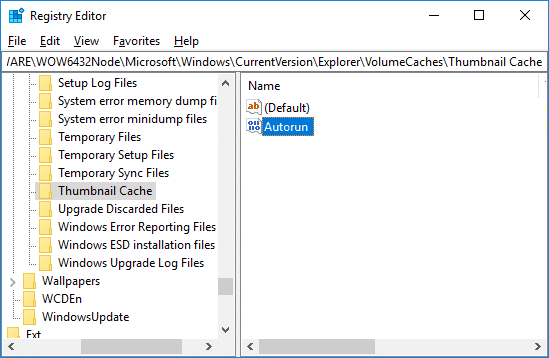 Voorkomen dat Windows 10 automatisch de miniatuurcache verwijdert