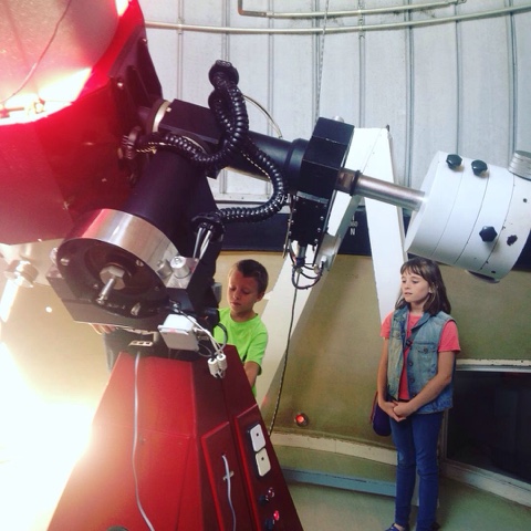 Ir al observatorio astronómico con niños