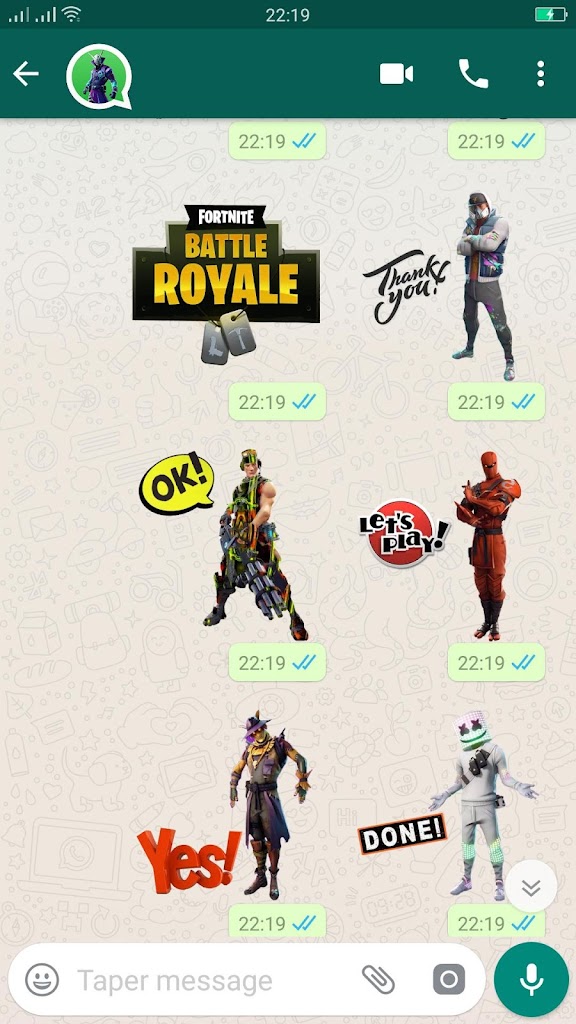 supermarkt Rally voorstel Battle Royale Stickers For Whatsapp 1.0 Apk Download - uk.stickers.fbr APK  free