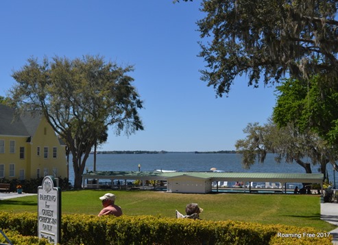 Hotel overlooking the lake