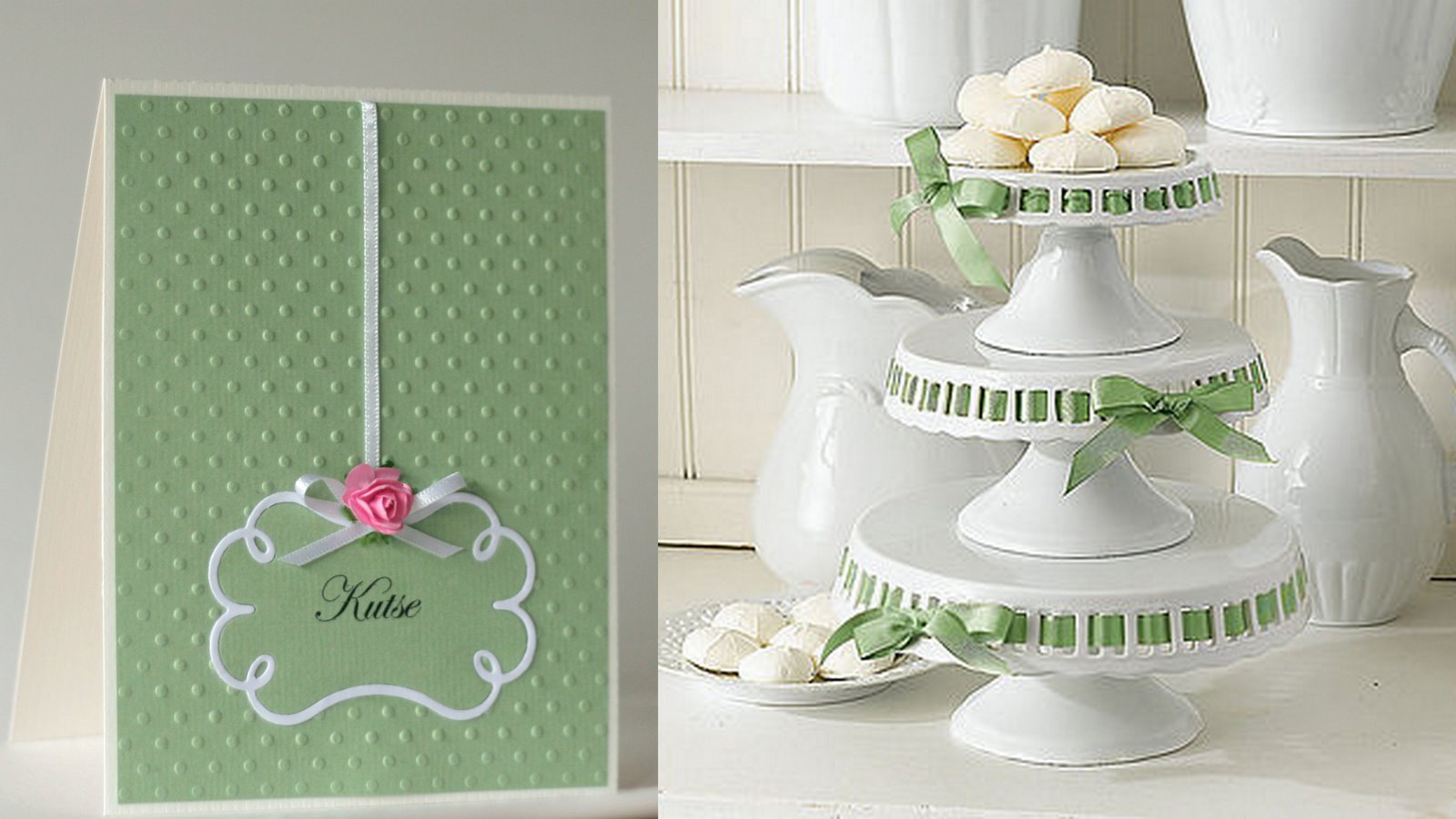 Mt's blog: Pale Green Wedding Invitation