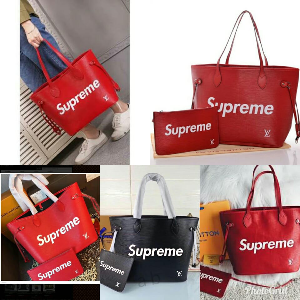 supreme louis vuitton handbag