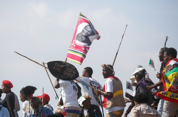 Thousands of mourners and dignataries attended Prince Mangosuthu Buthelezi's funeral in Ulundi on Saturday.