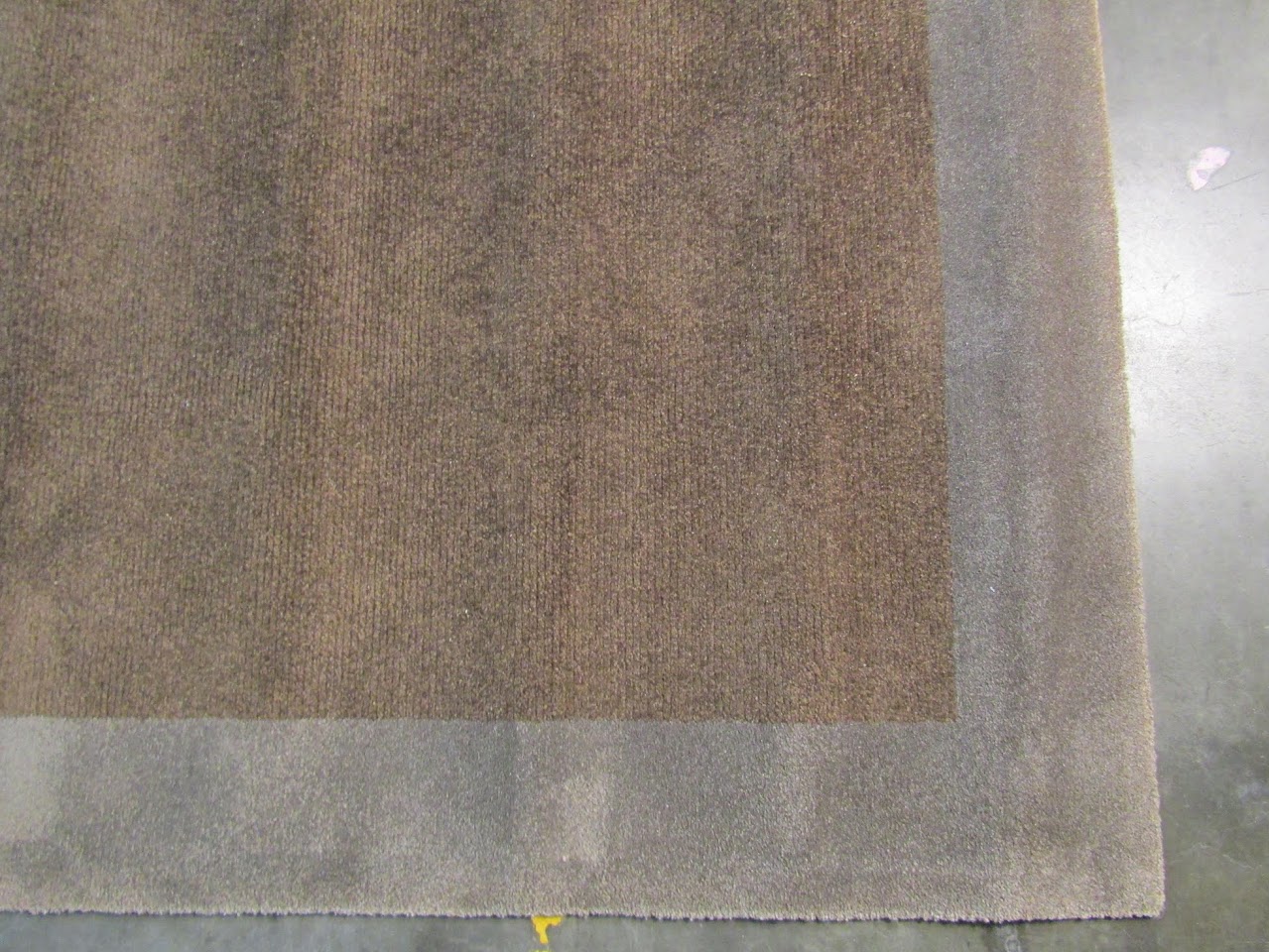 Bordered Brown Rug 1