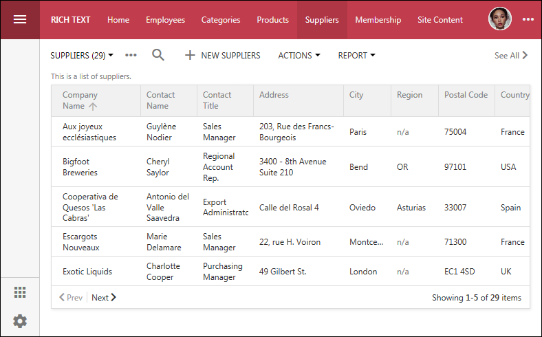 Summary view of records in an app with Touch UI Summary view of records in an app with Touch UI