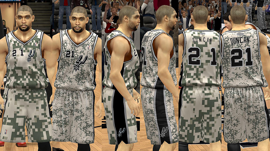 spurs army jersey