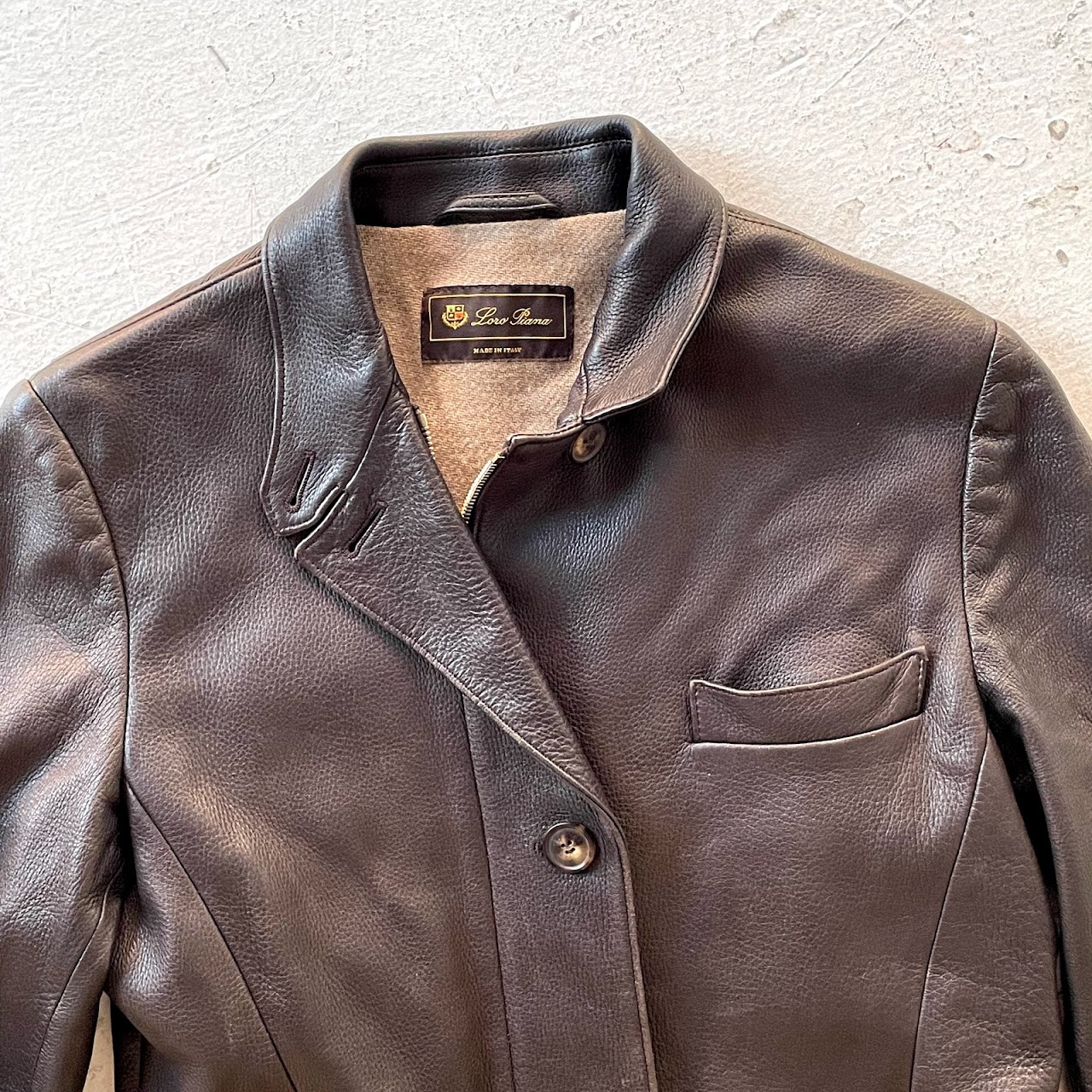 Loro Piana Leather Jacket