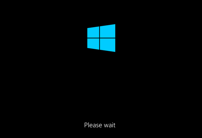 Attendre que Windows démarre la restauration du système à partir du démarrage