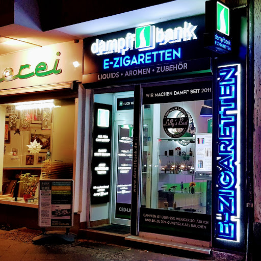 dampfbank - E-Zigaretten, Liquids, Aromen, CBD, ELFBAR und Zubehör logo