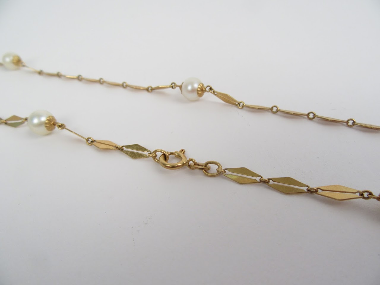 18k & Pearl Necklace