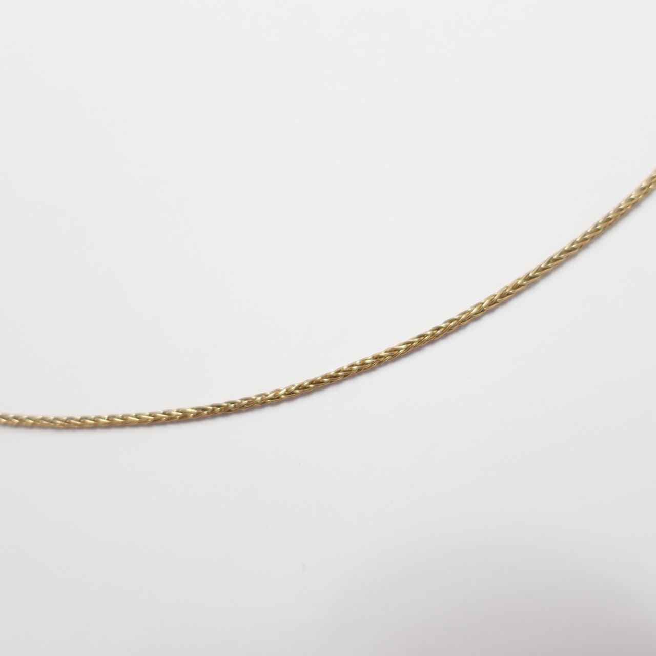 14K Gold Fine Chain Necklace (Lobster Claw)