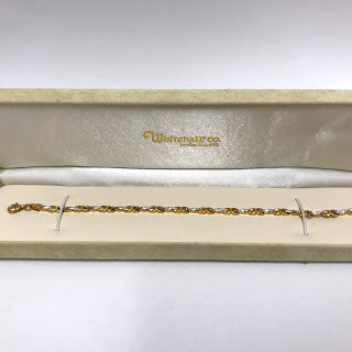 14k Yellow and White Gold Bracelet