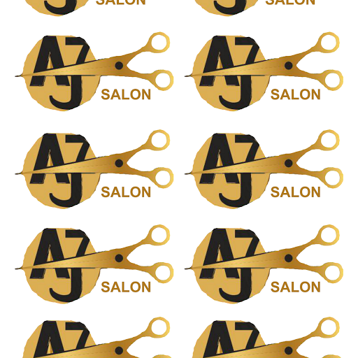 Aj7 hair & beauty unisex salon logo