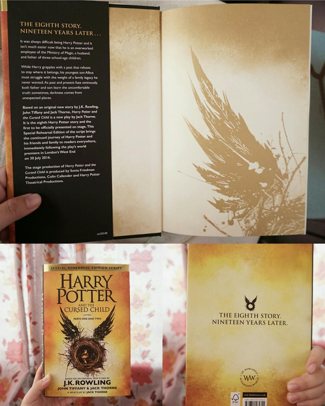 harry potter and the cursed child book number of pages