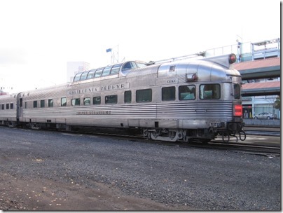 IMG_9799 California Zephyr Dome Lounge-Observation Car #377 Silver Solarium at Union Station in Portland, Oregon on October 21, 2009