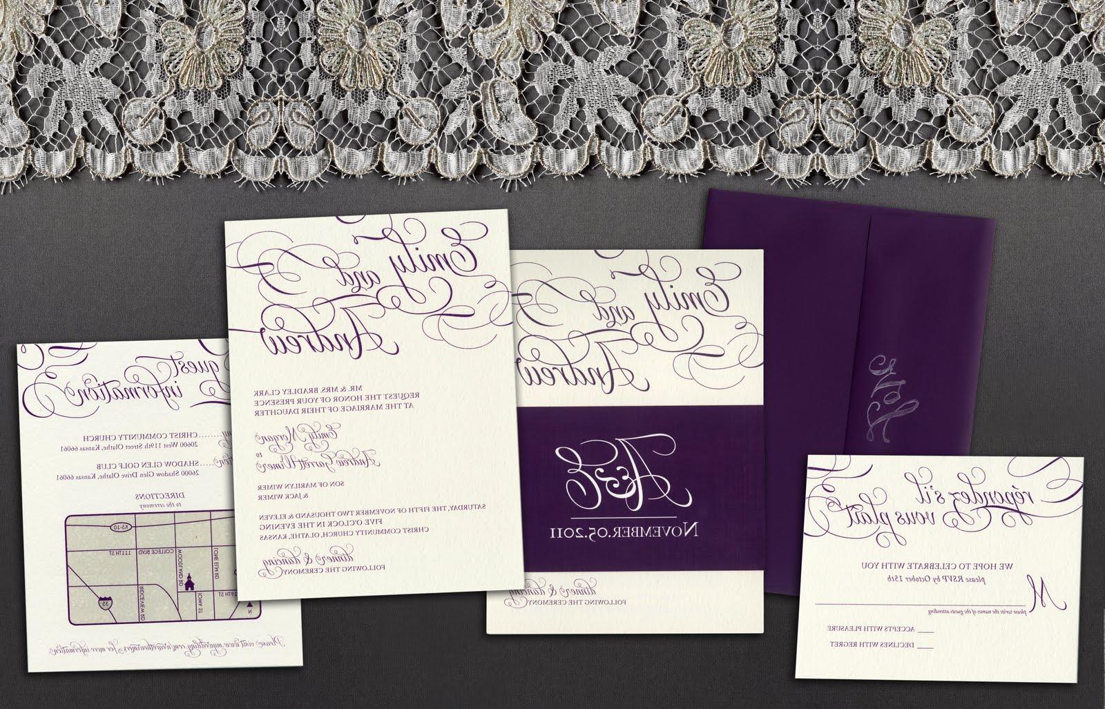 elegant wedding invitations