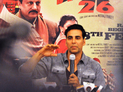 Akshay Kumar during the promotions of 'Special 26'  film in hotel Tuli Emporial in Nagpur.