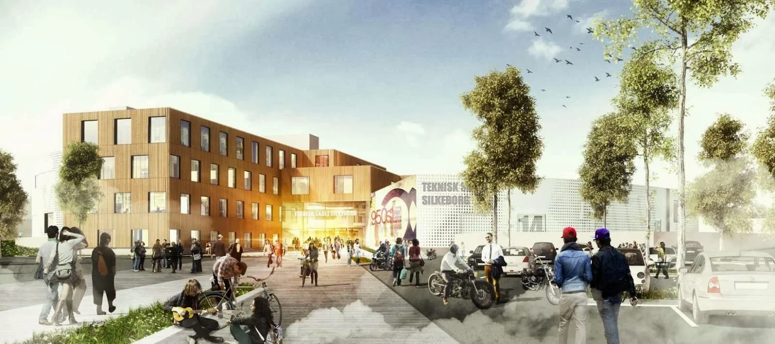 Henning Larsen Wins Technical College Silkeborg Competition