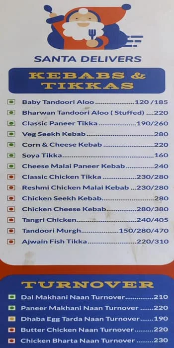 Yaara Da Dhaba menu 