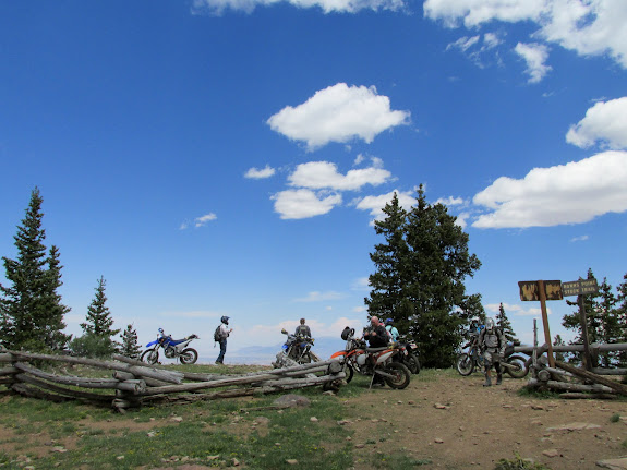 Top of stock trail at Bown's Point