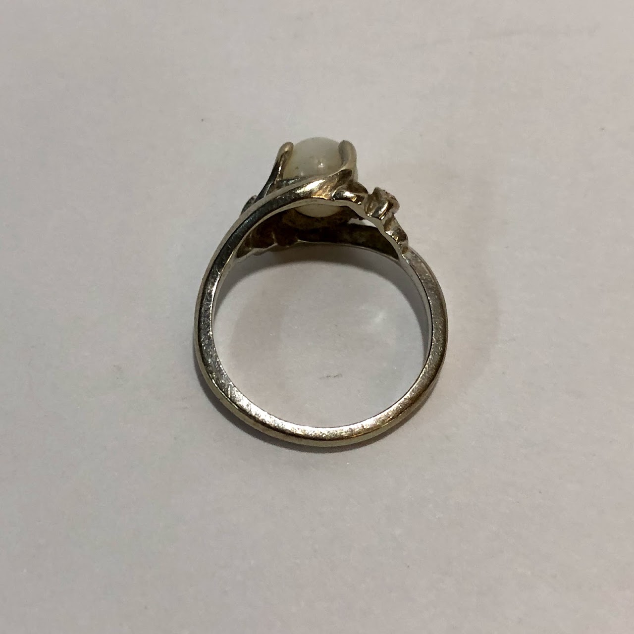 14K White Gold Ring