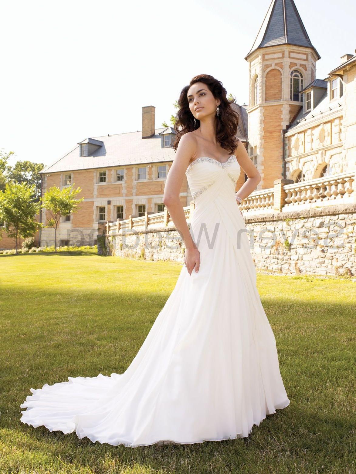 Draped Bodice Wedding