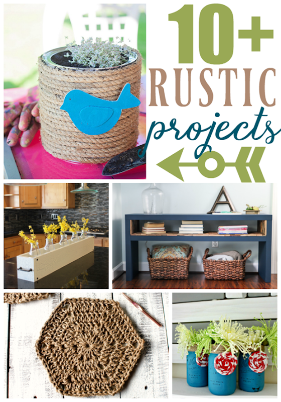 Over 10 Rustic Proejcts at GingerSnapCrafts.com