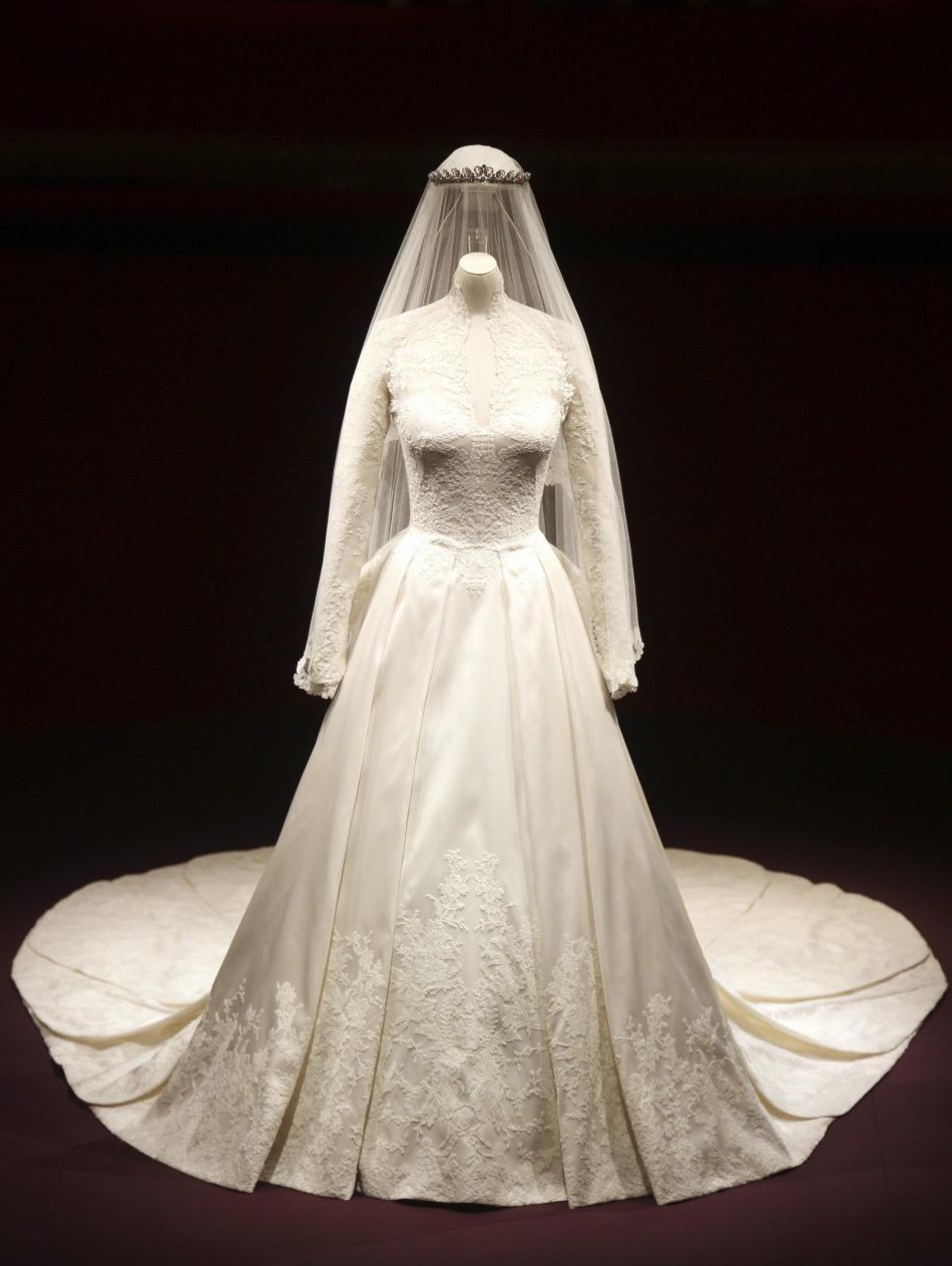 wedding dress exhibit.