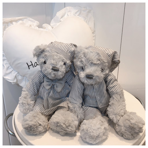 Title 2, Nordic Japanese Cute Dressing Couple Bear Gray ...