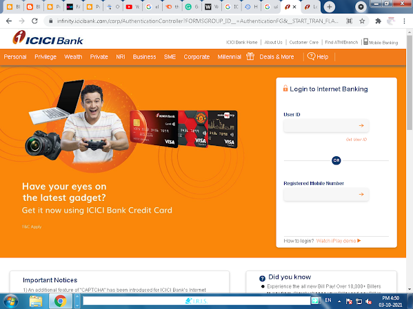 ICICI Bank credit card limit Increase 2023