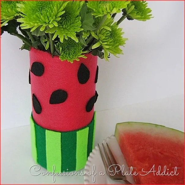 CONFESSIONS OF A PLATE ADDICT Easy Watermelon Vase