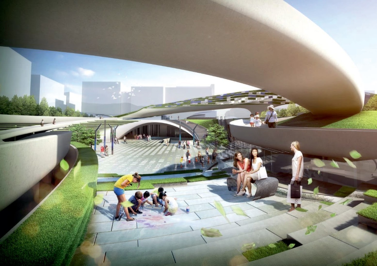 Wooridongin Architects Wins Magok Central Squares Competition