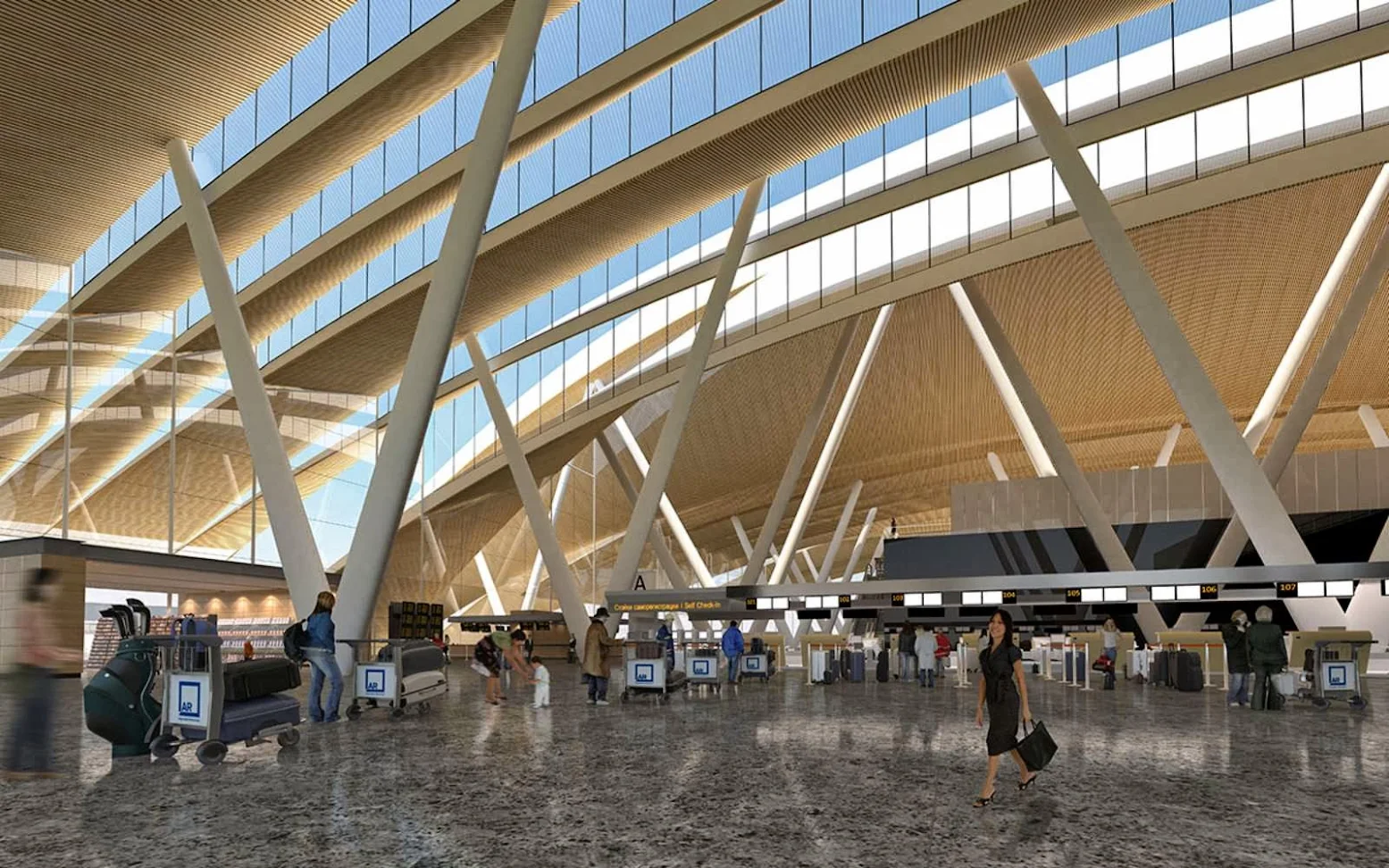 Rostov on Don Airport by Twleve architects