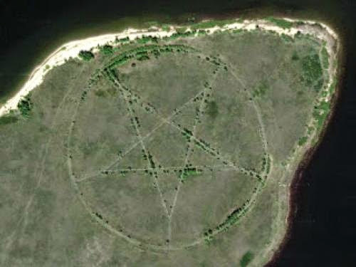 Strange Pentagram In Kazakhstan