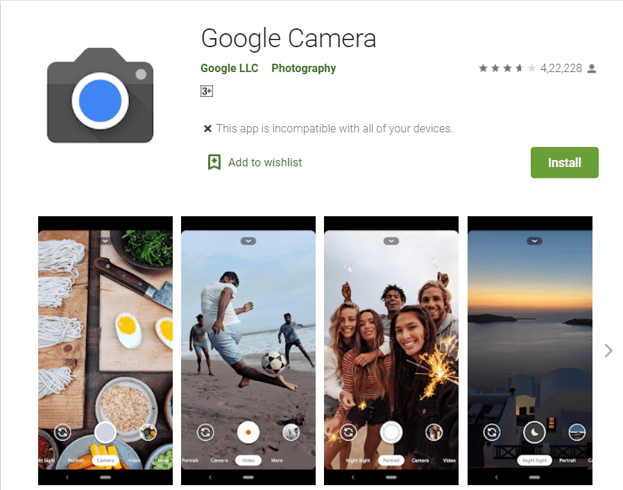 google กล้องถ่ายรูป